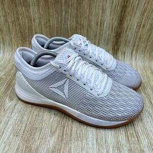 Reebok CrossFit Nano 8 Women's Size 7 White Grey Gum Training Shoes CN1039